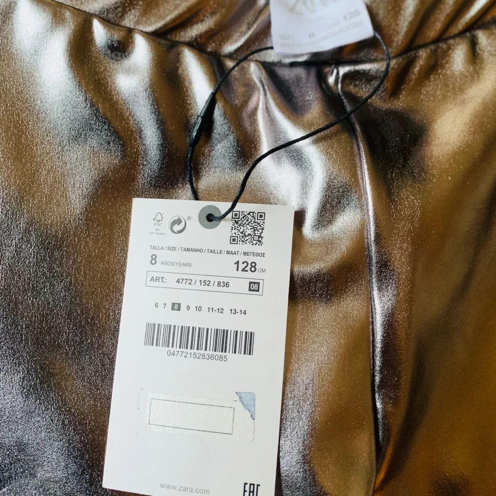 2 pairs of leggings; Zara & H & M; NWT - Picture 2 of 3